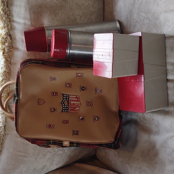 NFL and Thermos, Vintage 1960 Stadium Kit